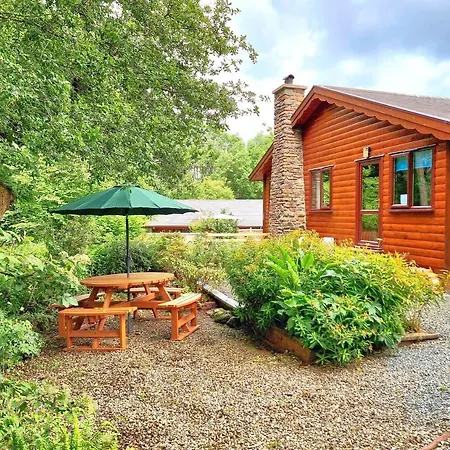 Luxury Wood Lodge With Sauna, Log Burner & Private Woodland Garden - Wnion Wood Lodge Llanfachreth Exterior photo